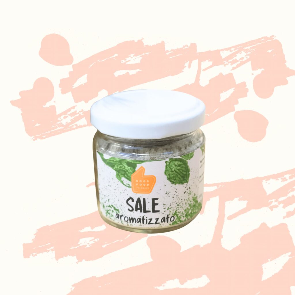 barattolo di sale aromatizzato