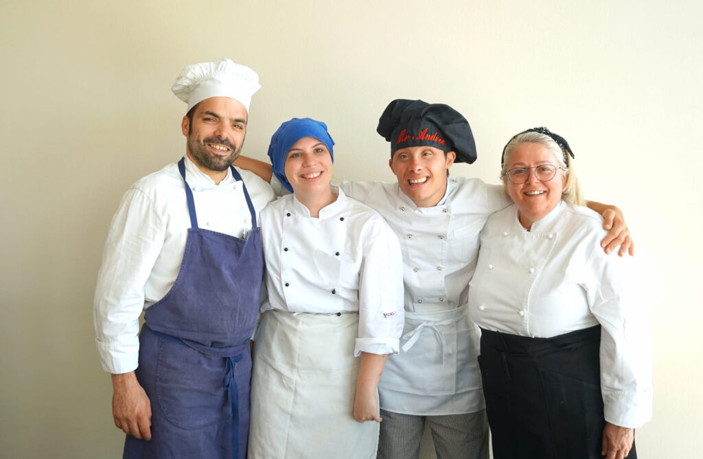 Team di attività gastronomica