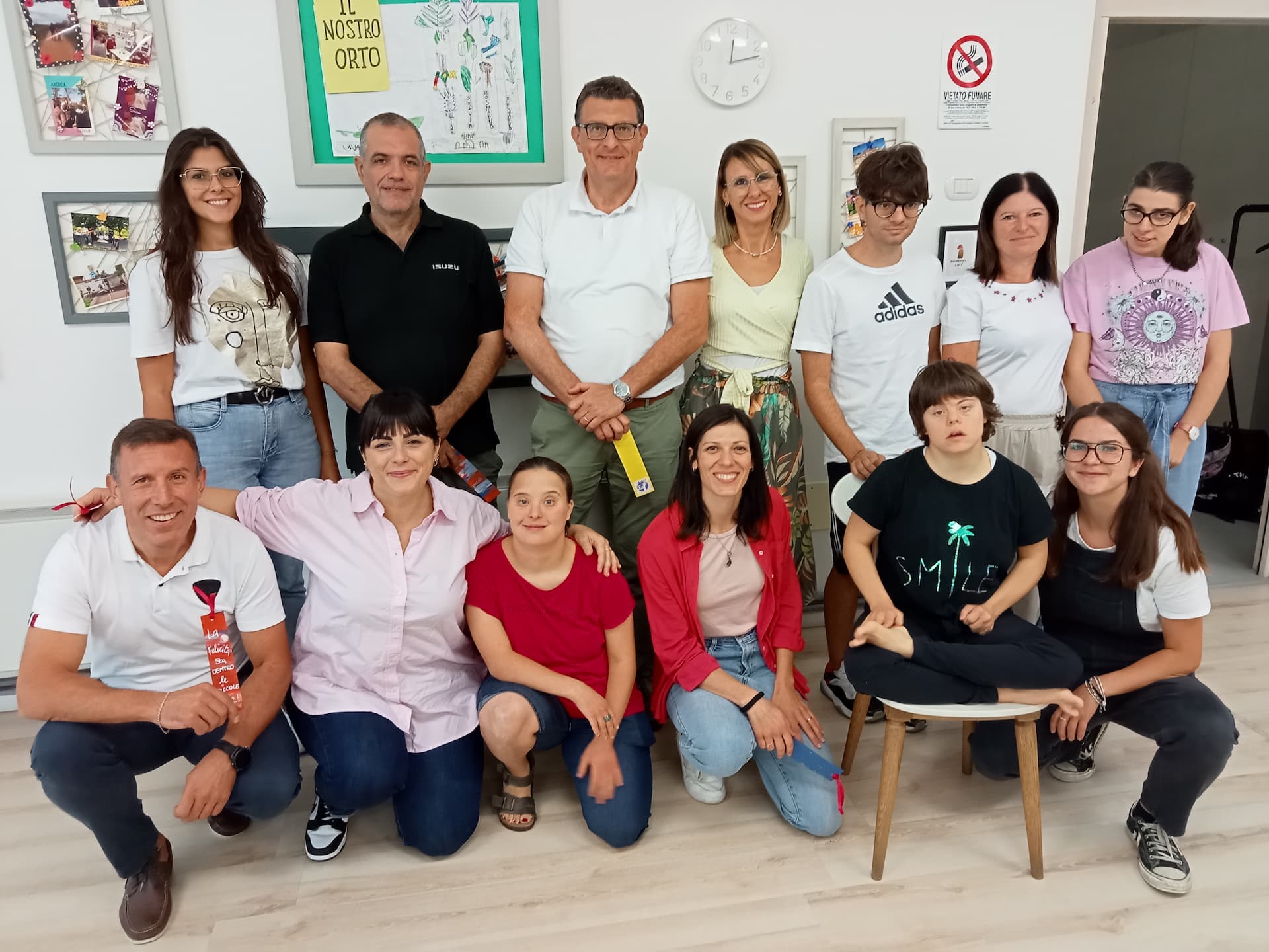 team della fondazione Piùdiunsogno