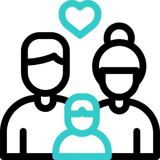 Icona di una famiglia