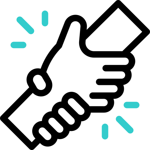 Icona di una stretta di mano