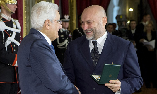 Marco Ottocento, presidente della cooperativa sociale Vale un Sogno, riceve dal presidente Mattarella l’onoreficienza al merito per l’impegno vicile e sociale al bene comune